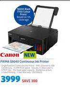 Canon Pixma G5040 Continuous Ink Printer