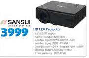 Sansui HD LED Projector 