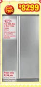 Defy F640 592L Side by Side Fridge Freezer(DFF404)