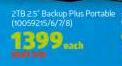 Seagate 2TB 2.5" Backup Plus Portable-Each