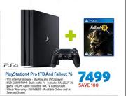 PS4 Pro 1TB & Fallout 76