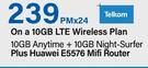 Samsung Galaxy Tab A7 Lite 8.7" WiFi-On A 10GB LTE Wireless Plan
