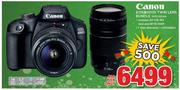 Canon EOS 4000D Twin Lens Bundle 3011C022AA
