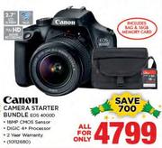 Canon Camera Starter Bundle EOS 4000D