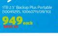 Seagate 1TB 2.5" Backup Plus Portable-Each