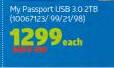 WD My Passport USB 3.0 2TB-Each