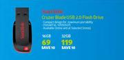 SanDisk Cruzer Blade USB 2.0 Flash Drive 16GB