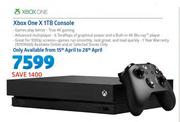 Xbox One X 1TB Console