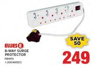 Ellies 8-Way Surge Protector FBWP3