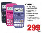 Casio Scientific Calculator FX-82ZAPLUS-BK-Each