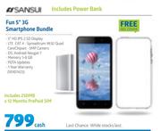 Sansui Fun 5" 3G Smartphone Bundle