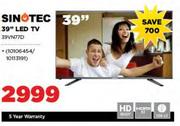 Sinotec 39" LED TV 39VN77D