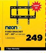 Neon Fixed Bracket 32"-65" N-TVBF3265