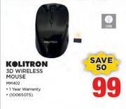 Kolitron 3D Wireless Mouse MM402