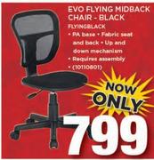 Evo Flying Midback Chair (BLACK) 