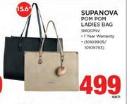 Supanova Pom Pom Ladies Bag SN1007NV-Each