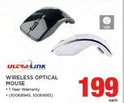 Ultralink Wireless Optical Mouse-Each