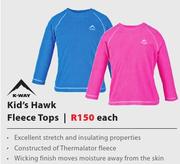 K-Way Kid's Hawk Fleece Tops-Each