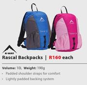 K-Way Rascal Backpacks