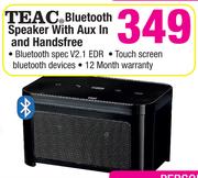 TEAC Bluetooth Speaker With Aux In And Handsfree