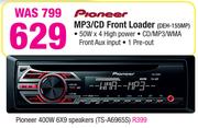 Pioneer MP3/CD Front Loader DEH-155MP
