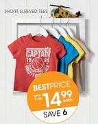 Short-Sleeved Tees-3's Each