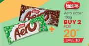 Nestle Aero Slabs-2x100g