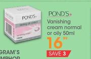 Pond's Vanishing Cream Normal Or Oily-50ml