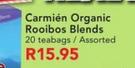 Carmien Organic Rooibos Blends Assorted-20 Teabags