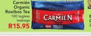 Carmien Organic Rooibos Tea-100 Tagless Teabags