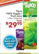 Tipco 100% Veggie/Fruit Juice Assorted-1L