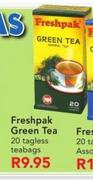 Freshpak Green Tea-20 Tagless Teabags