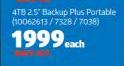 Seagate 4TB 2.5" Backup Plus Portable-Each
