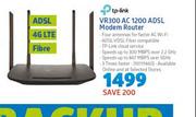 Tp-Link VR300 AC 1200 ADSL Modem Router