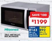 Hisense 28LT Metallic Microwave