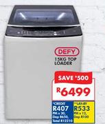Defy 15KG Top Loader Washing Machine