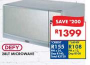 Defy 28LT Microwave