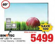 Sinotech 49" LED TV 49E2000G