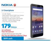 Nokia 3.1 LTE Smartphone-On A uChoose Flexi 125