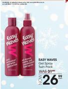 Easy Waves Gel Spray Twin Pack-Each
