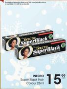 2Inecto Super Black Hair Colour-28ml Each