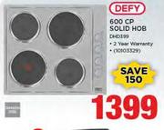 Defy 600 CP Solid Hob DHD399
