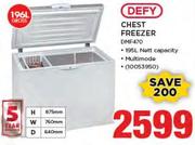 Defy 196Ltr Chest Freezer DMF470