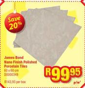 James Bond Nano Finish Polished Porcelain Tiles(60 x 60cm)-Per Box