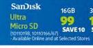 Sandisk Ultra Micro SD 16GB