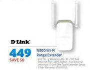 D-Link N300 WiFi Range Extender