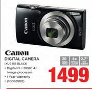 Canon Digital Camera IXUS 185 BLACK