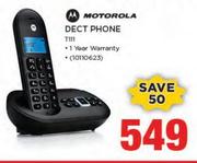 Motorola DECT PHONE T111