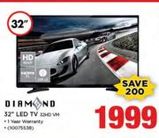Diamond 32" HD Ready LED TV 32HD VM