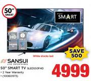 Sansui 50" Full HD Smart TV SLEDS50FHD